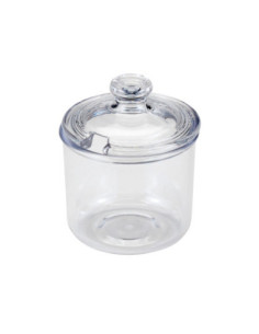 CAMBRO - CJ80CW-135 - Tarro con tapa para condimentos 240 ml - 8,3 x 8,3 x 10,2 cm - Transparente