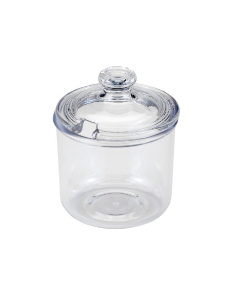 CAMBRO - CJ80CW-135 - Tarro con tapa para condimentos 240 ml - 8,3 x 8,3 x 10,2 cm - Transparente