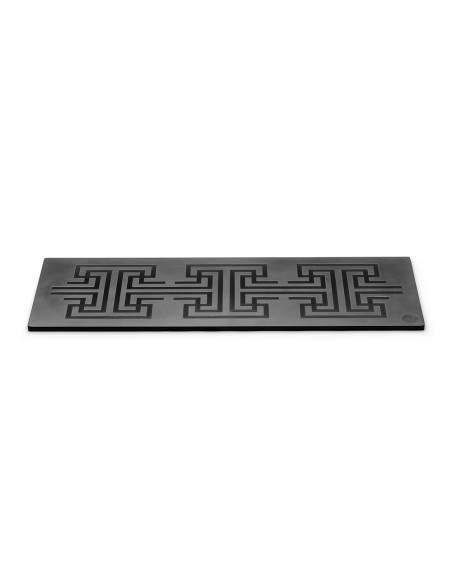 Superficie rectangular negra melamínica Rosseto