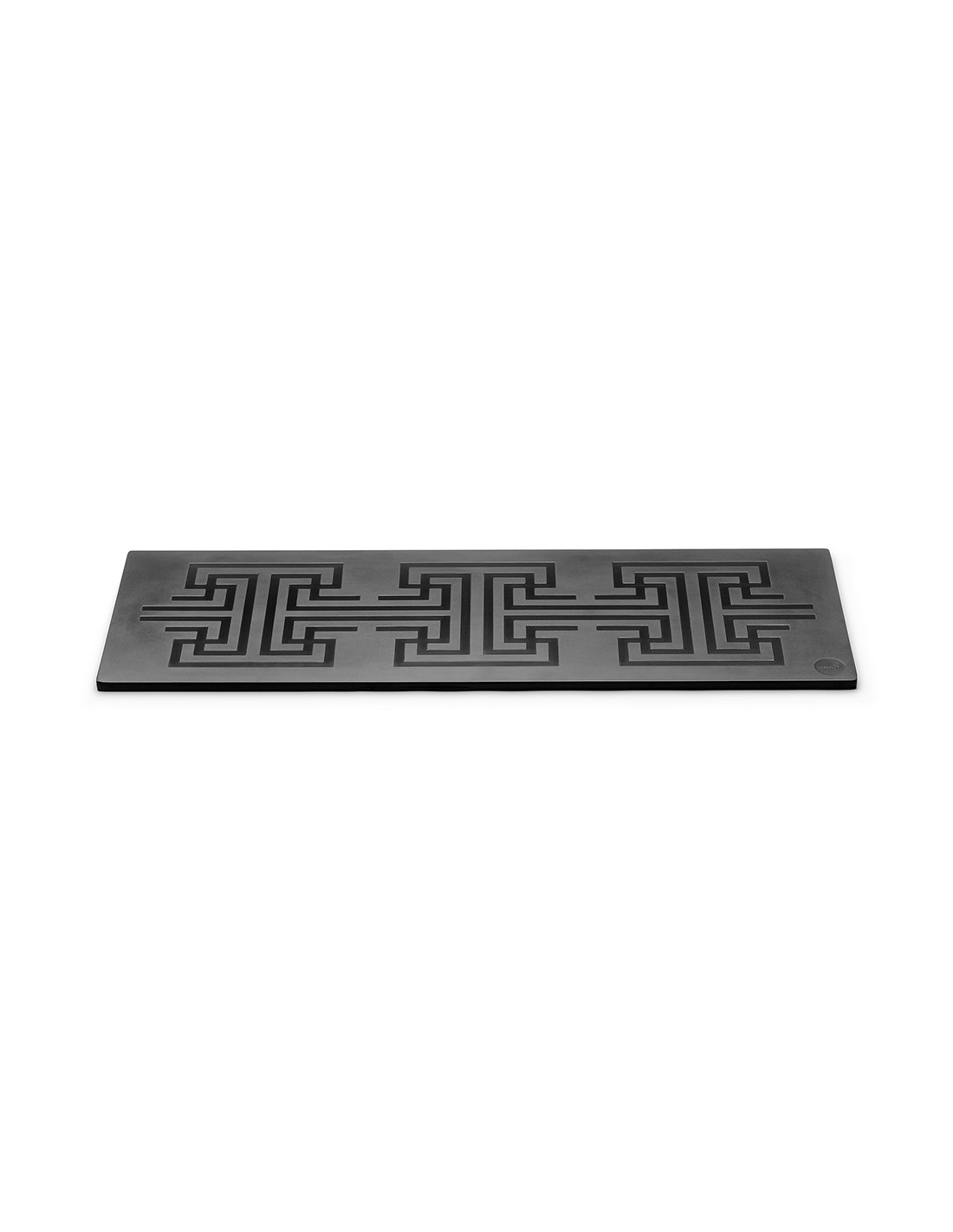 Superficie rectangular negra melamínica Rosseto