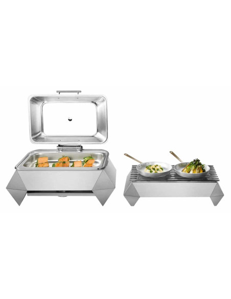 Kit Calefactor Multi Chef de Acero Inoxidable Rosseto