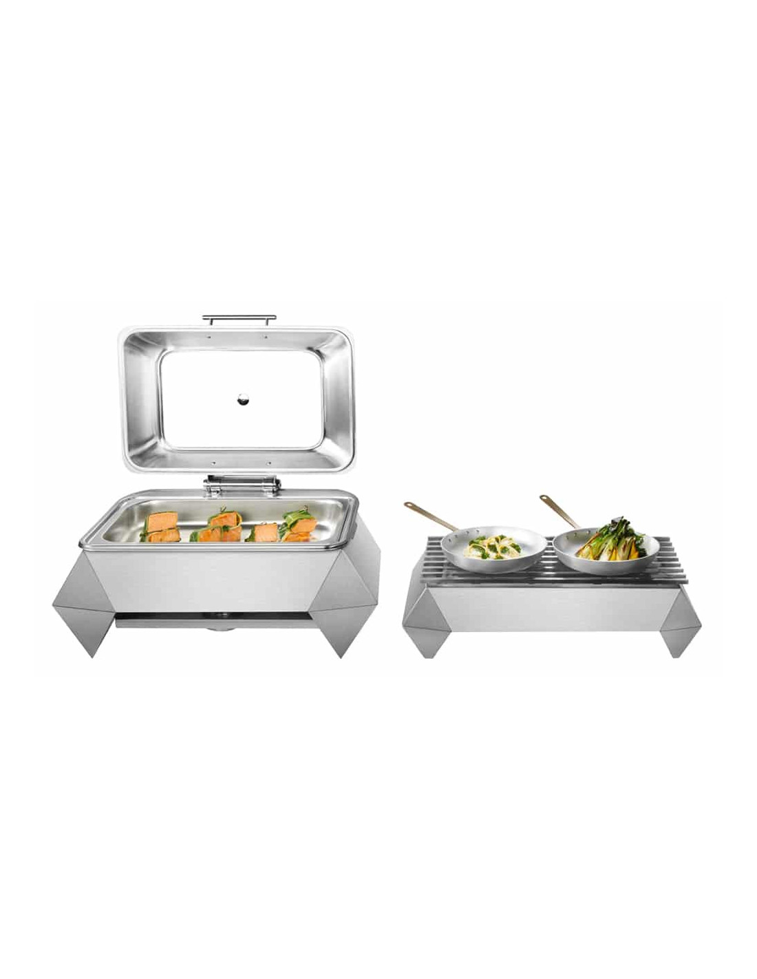 Kit Calefactor Multi Chef de Acero Inoxidable Rosseto