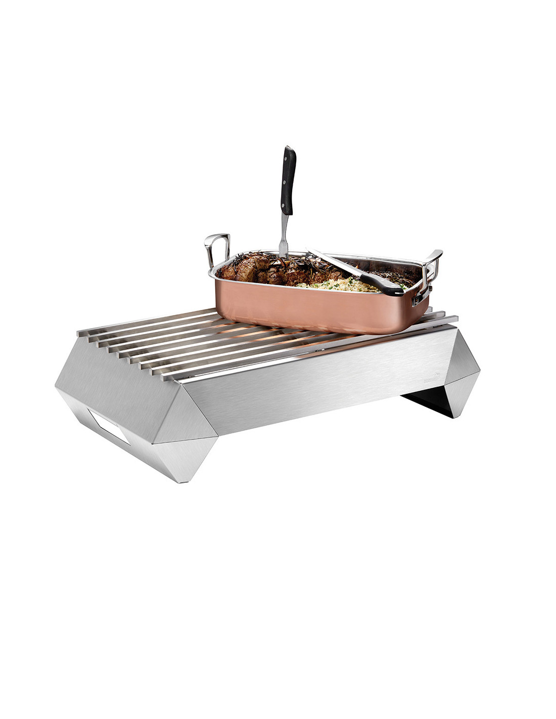 Kit Calentador Multi Chef Rosseto de Acero Inoxidable Luxo
