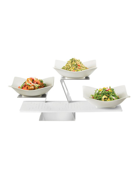 Kit Riser Swan 5piezas Acero Inox Rosseto