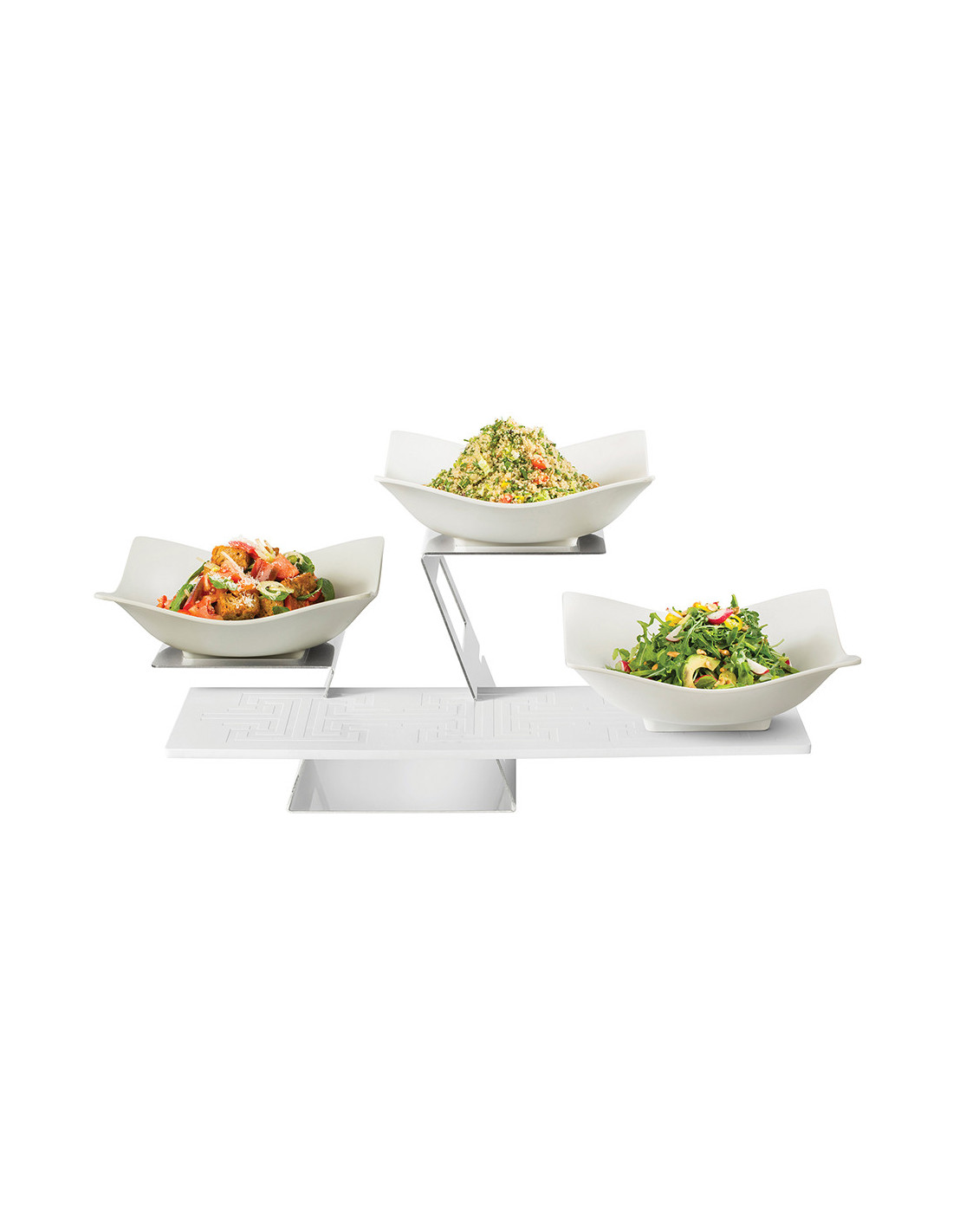 Kit Riser Swan 5piezas Acero Inox Rosseto