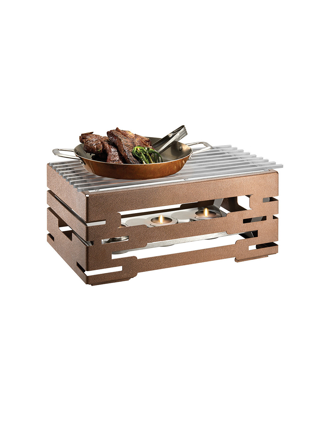 Kit Calentador Multi Chef Bronce Rosseto