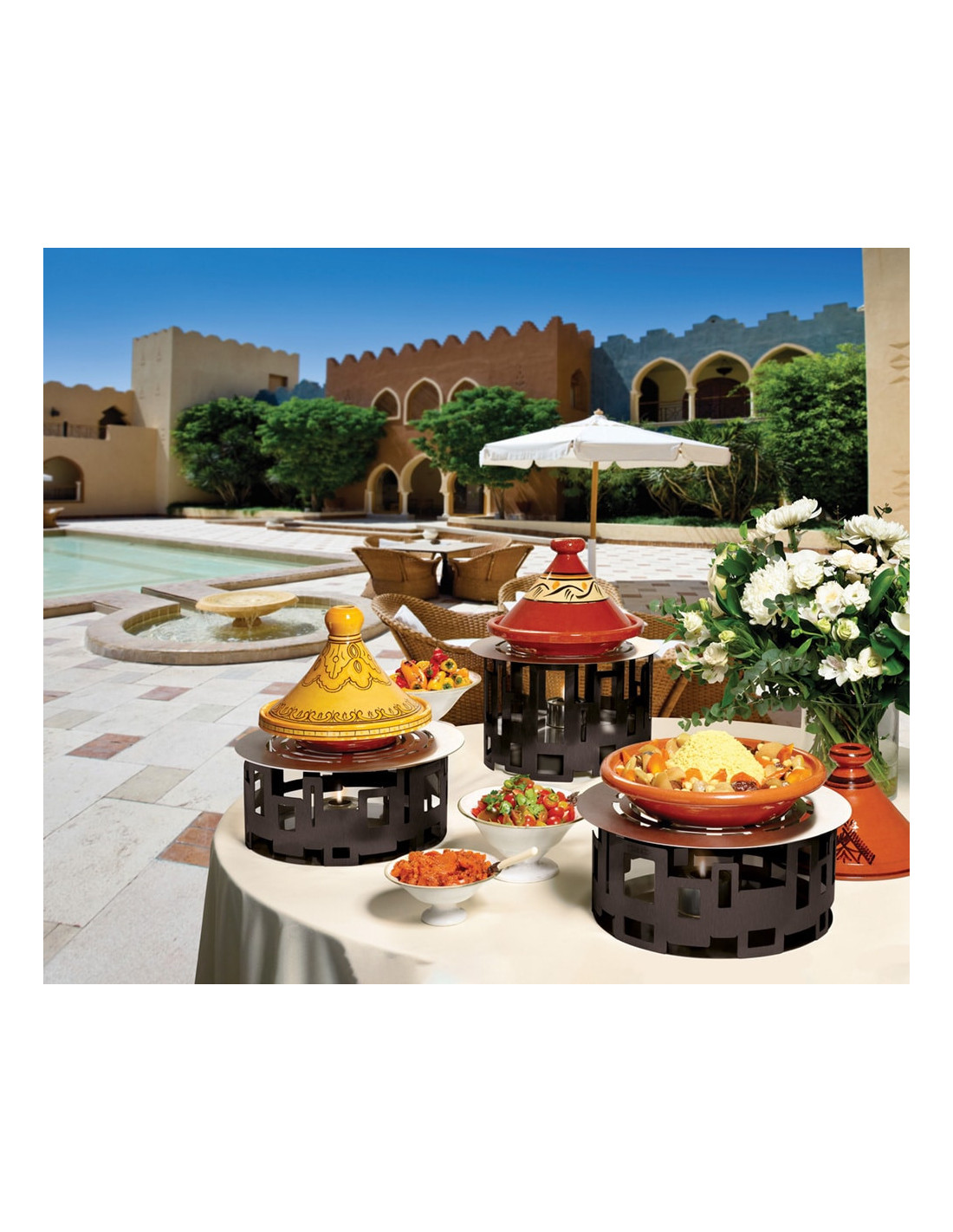 Calentador Buffet Rosseto Acero Inoxidable Resistente