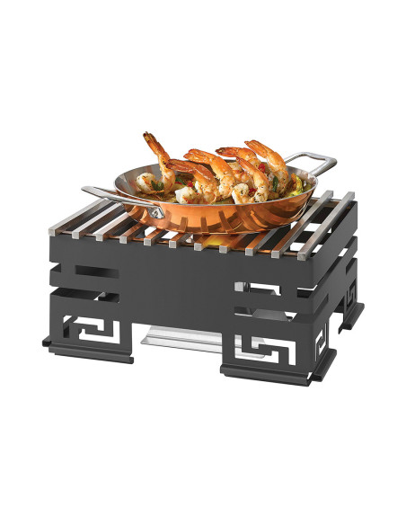 Parrilla Cuadrada de Acero Inoxidable para Rosseto