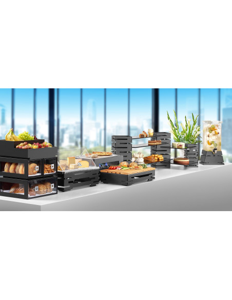 Calentador Buffet Multifunción Acero Rosseto