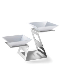 Elevador de Acero Inoxidable Rosseto para Buffet