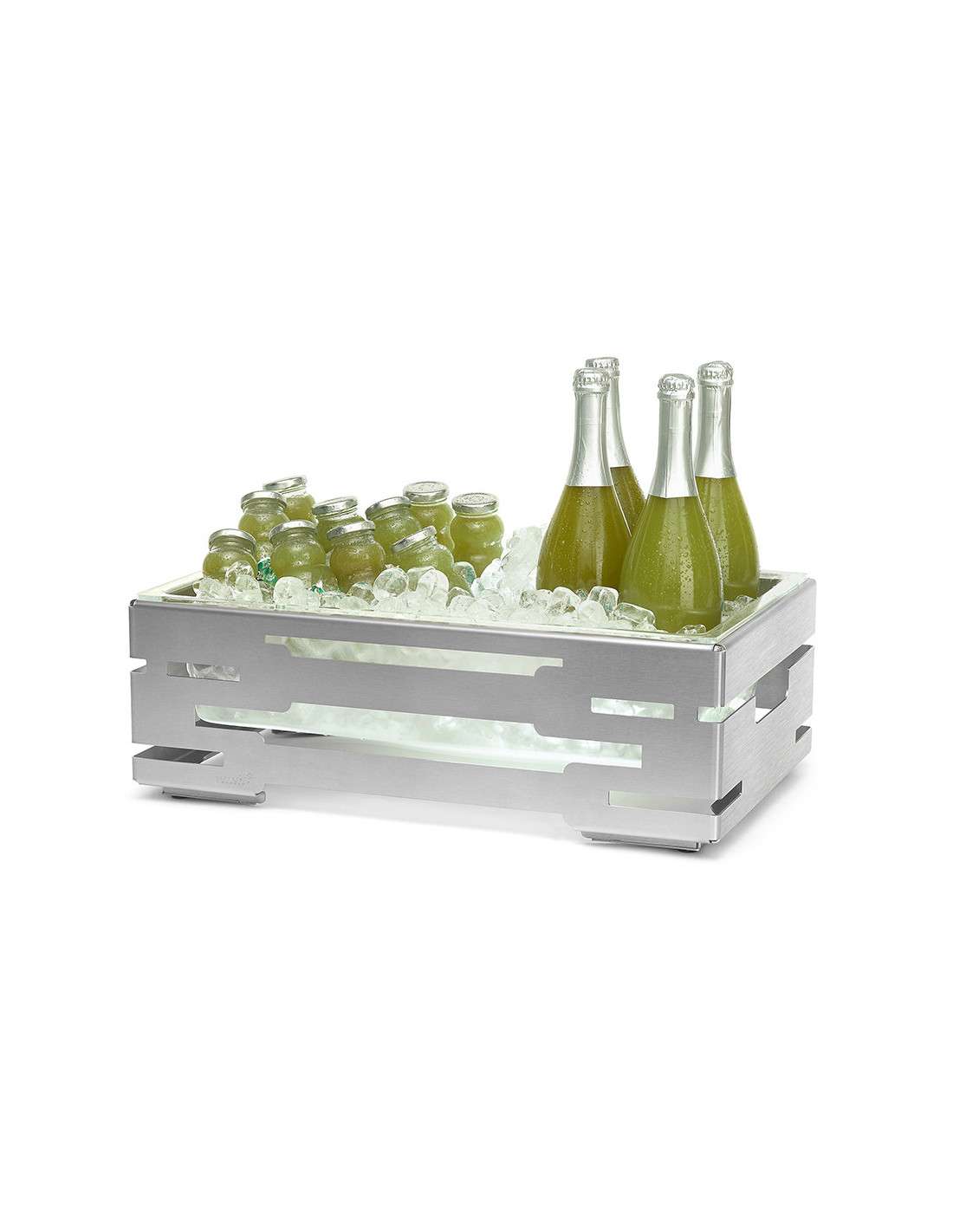 Nevera Portátil de Acero Inoxidable para Buffet Rosseto