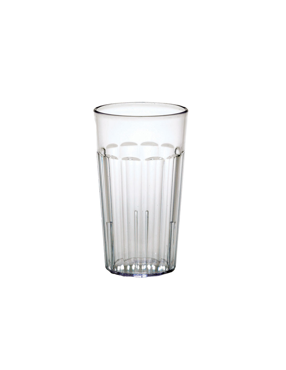 CAMBRO - NT12-152 - Vaso Newport 373 ml - 7,6 x 7,6 x 13 cm - Plástico SAN - Transparente