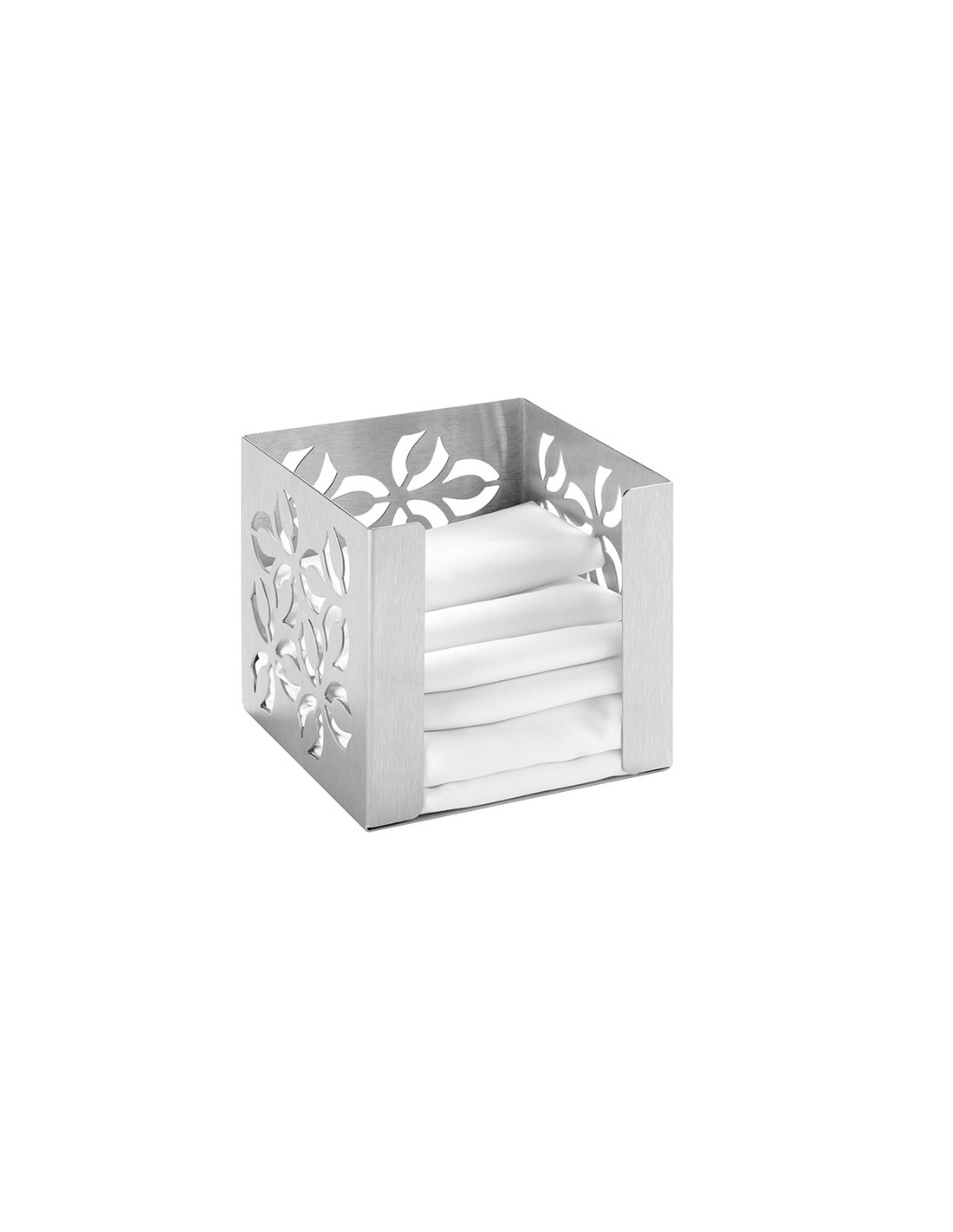Soporte de Servilletas en Acero Inoxidable para Buffet Rosseto