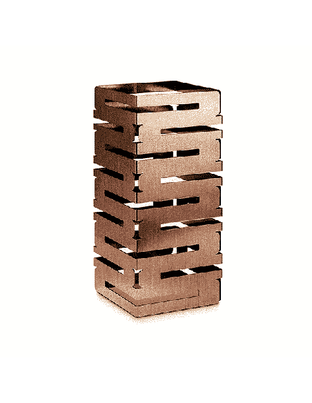 Elevador Multinivel 18" Rosseto Acero Inoxidable Bronceado