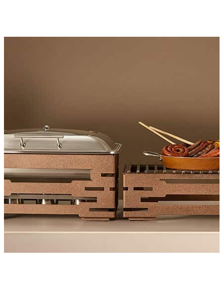 Calentador Buffet Bronce Multi Chef Rosseto