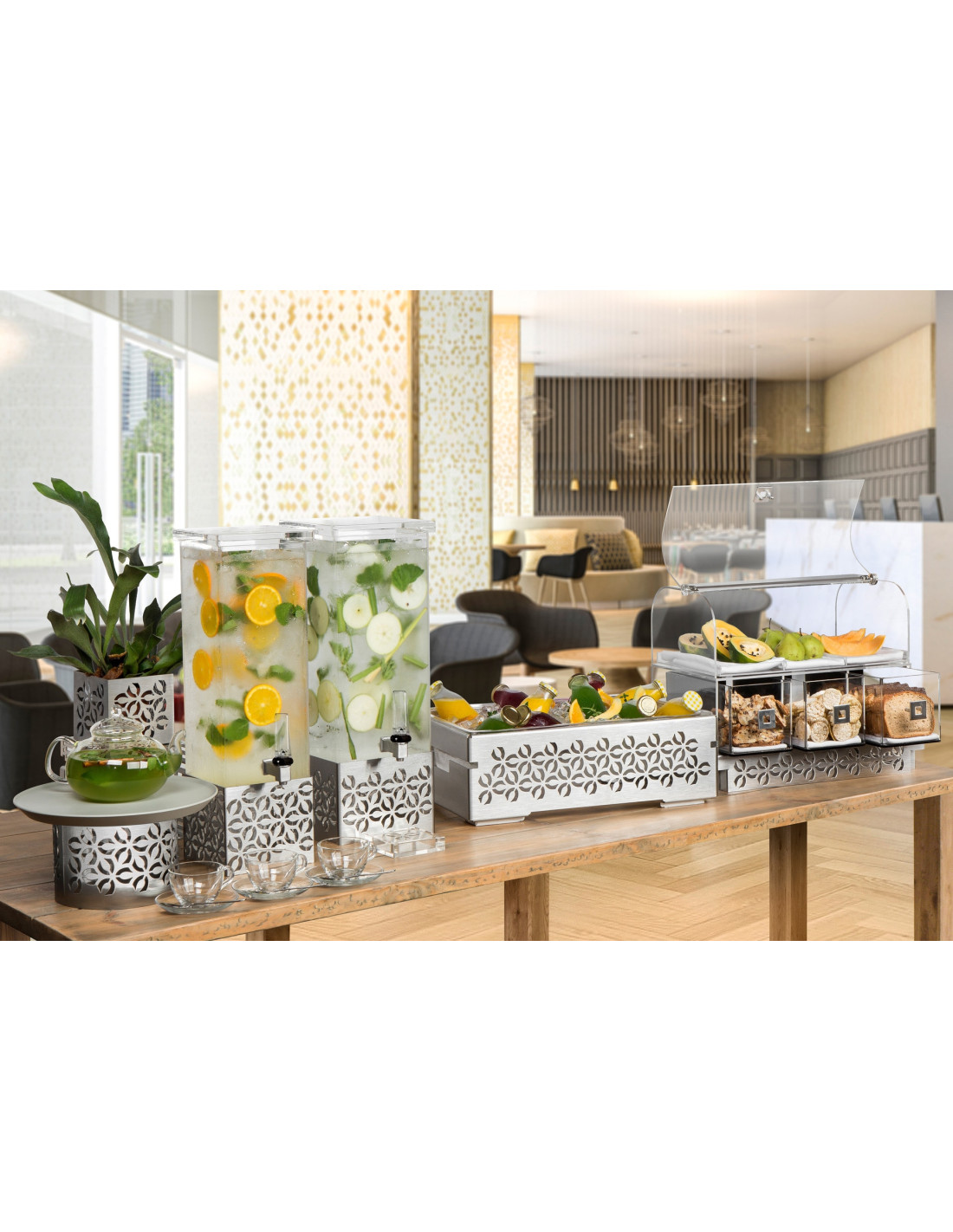 Marco de Acero Inoxidable para Buffet Rosseto