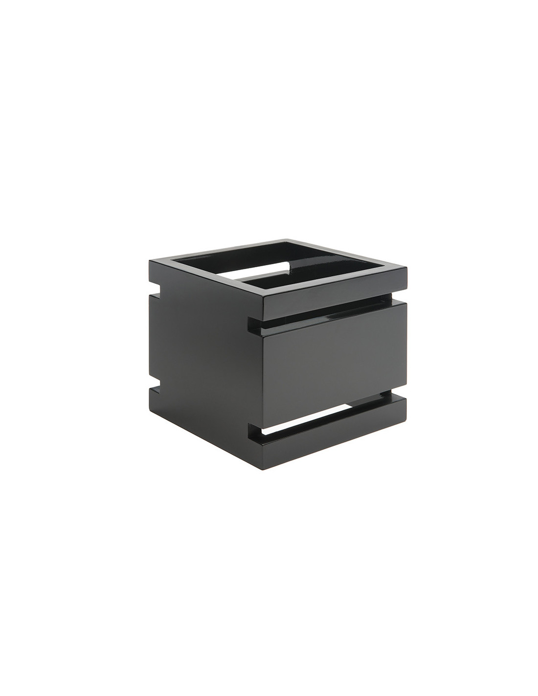 Elevador Modular Rosseto en Madera Bamboo Negro Brillo