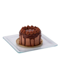Plancha de Cristal Transparente Rosseto para Buffets Premium