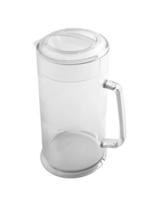 CAMBRO - PC64CW-135 - Jarra Camwear con tapa 1,9 L - 18,5 x 18,5 x 24,8 cm - Policarbonato Transparente