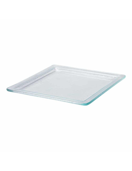 Plancha de Cristal Transparente Rosseto para Buffets Premium