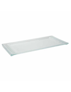 Plancha Rectangular de Cristal Rosseto Aroma Duradera y Apilable