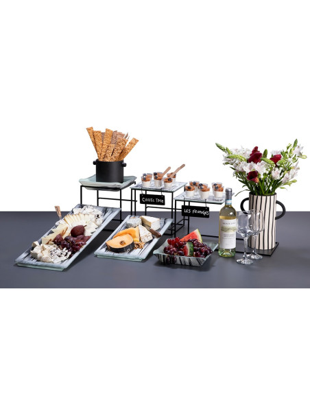Cúpula conica cuadrada cristal Rosseto