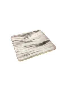 Platos Cuadrados Mini Rosseto Decorativos para Buffet Premium