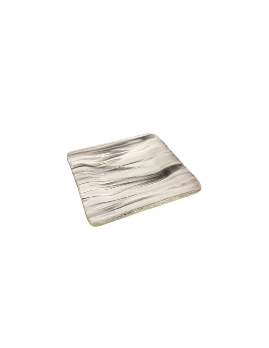 Platos Cuadrados Mini Rosseto Decorativos para Buffet Premium