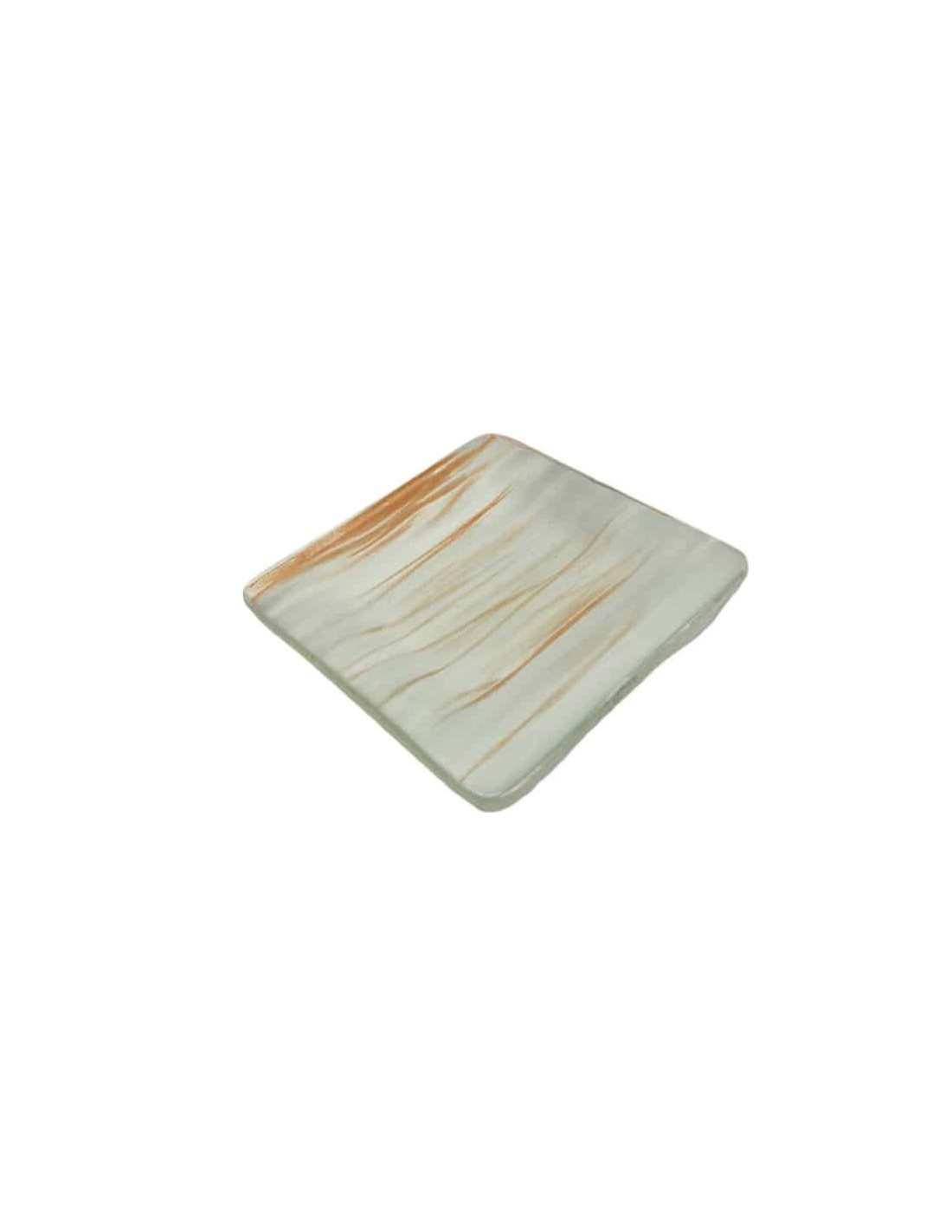 Platos Cuadrados Mini Dorados Rosseto para Buffet Premium