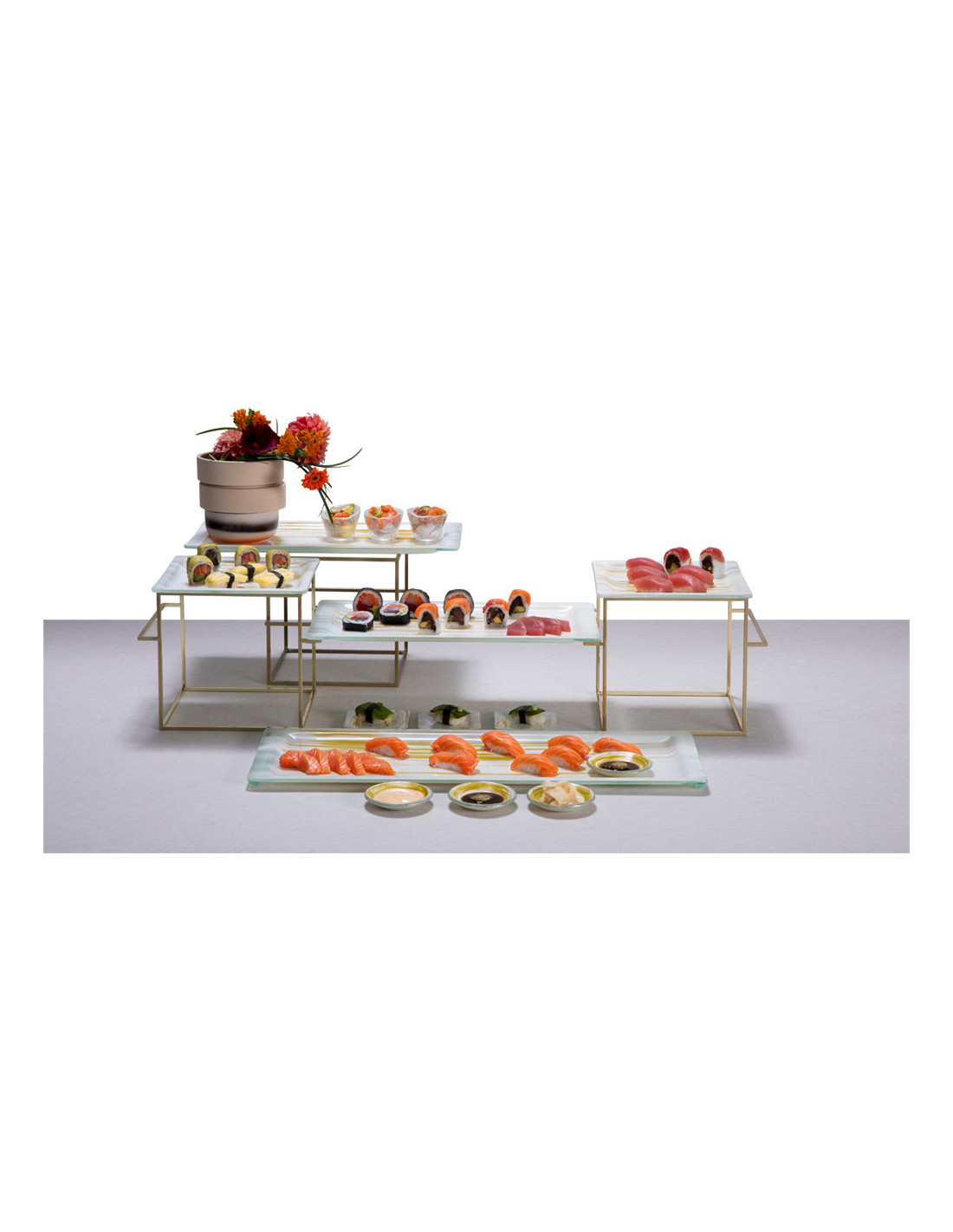 Platos Mini Redondos Cristal Aroma Rosseto