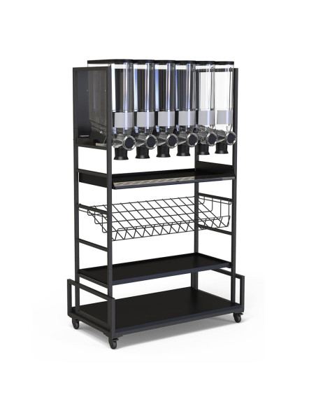 Carrito Modular para Cocina con Contenedores Rosseto