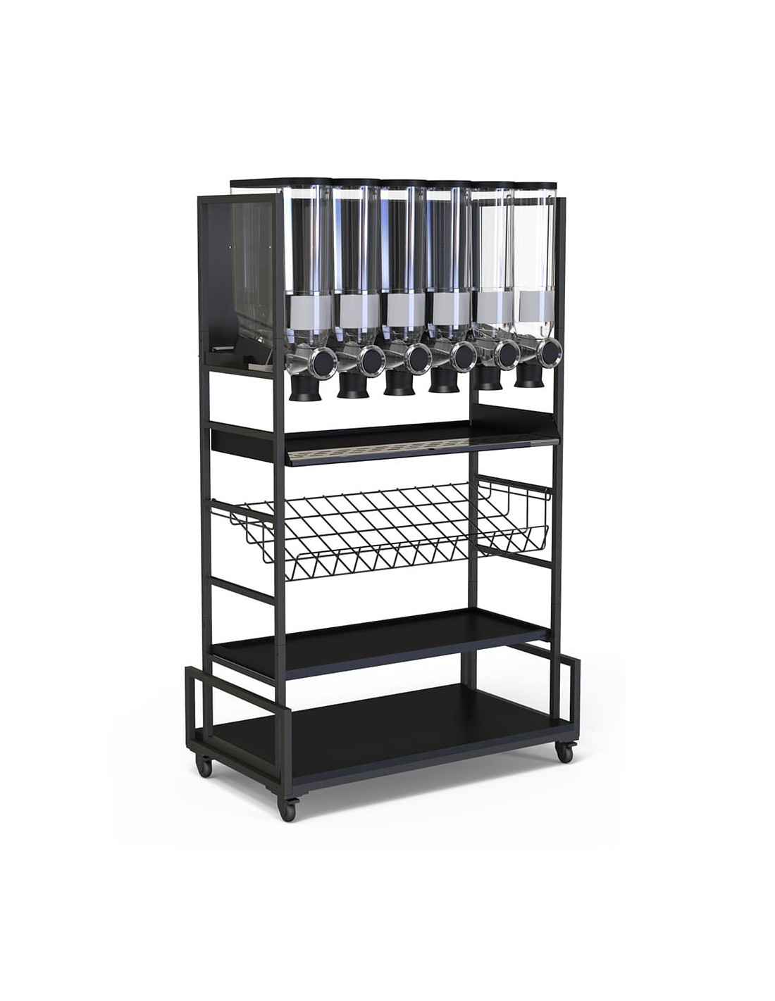 Carrito Modular para Cocina con Contenedores Rosseto