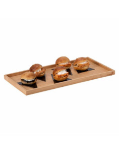 Estantería de bambú para barra Rosseto