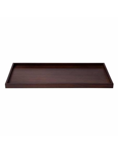 Estantería rectangular mediana en nogal para bares y restaurantes Rosseto