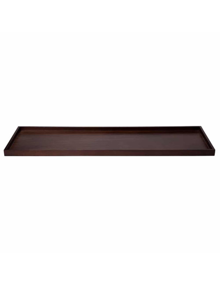 Estantería rectangular grande de nogal para hostelería Rosseto