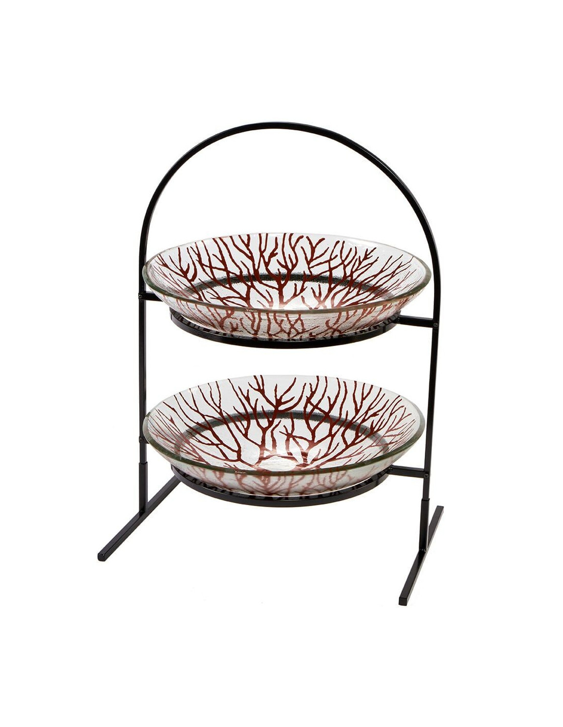 Soporte Redondo para Barra Rosseto con Vaso de Vidrio Cognac