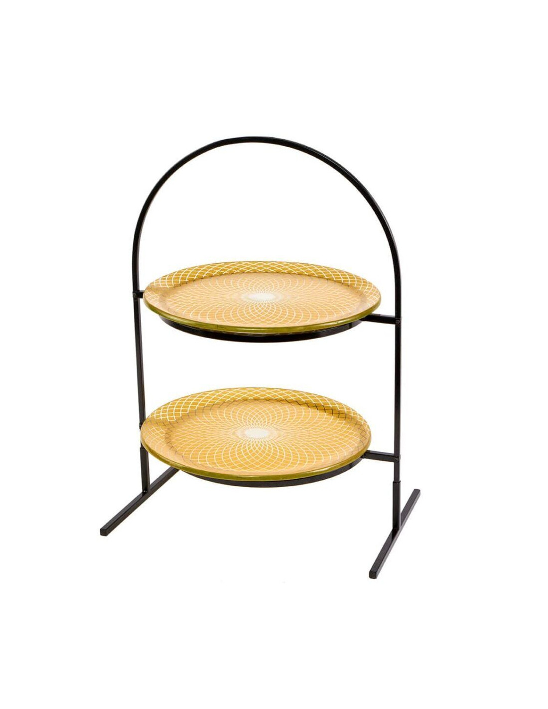 Soporte Redondo Metal Rosseto para Platos de Cristal