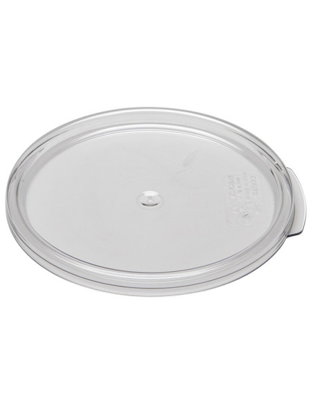 CAMBRO - RFSCWC2-135 - TAPA para recipiente redondo (no incluido) de 1,9 l. y 3,8 l. - 20,8 x 20,8 cm - Policarbonato - Transpar