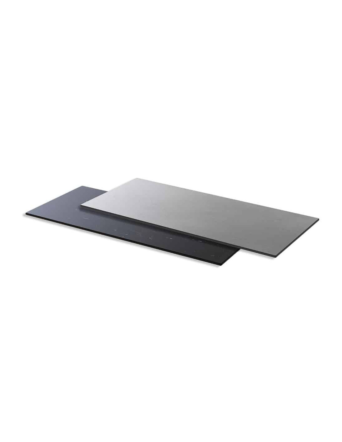 Superficie Reversible de Mármol Gris y Negro Rosseto