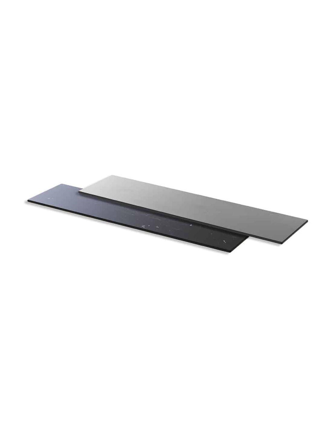 Encimera de Mármol Gris y Negro Reversible Rosseto