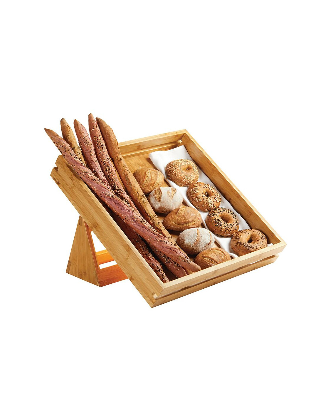 Conjunto de Bandejas de Bambú para Pasteles Rosseto