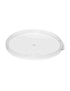 CAMBRO - RFSCWC6-135 - TAPA para recipiente redondo (no incluido) de 5,7 l. y 7,6 l. - 25,2 x 25,2 cm - Policarbonato Transparen
