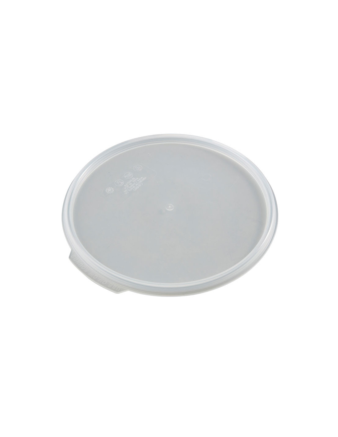 CAMBRO - RFS6SCPP-190 - TAPA con junta para recipientes redondos (no incluido) de 5,7 l. y 7,6 l. - 25,2 x 25,2 cm - PP Blanco t