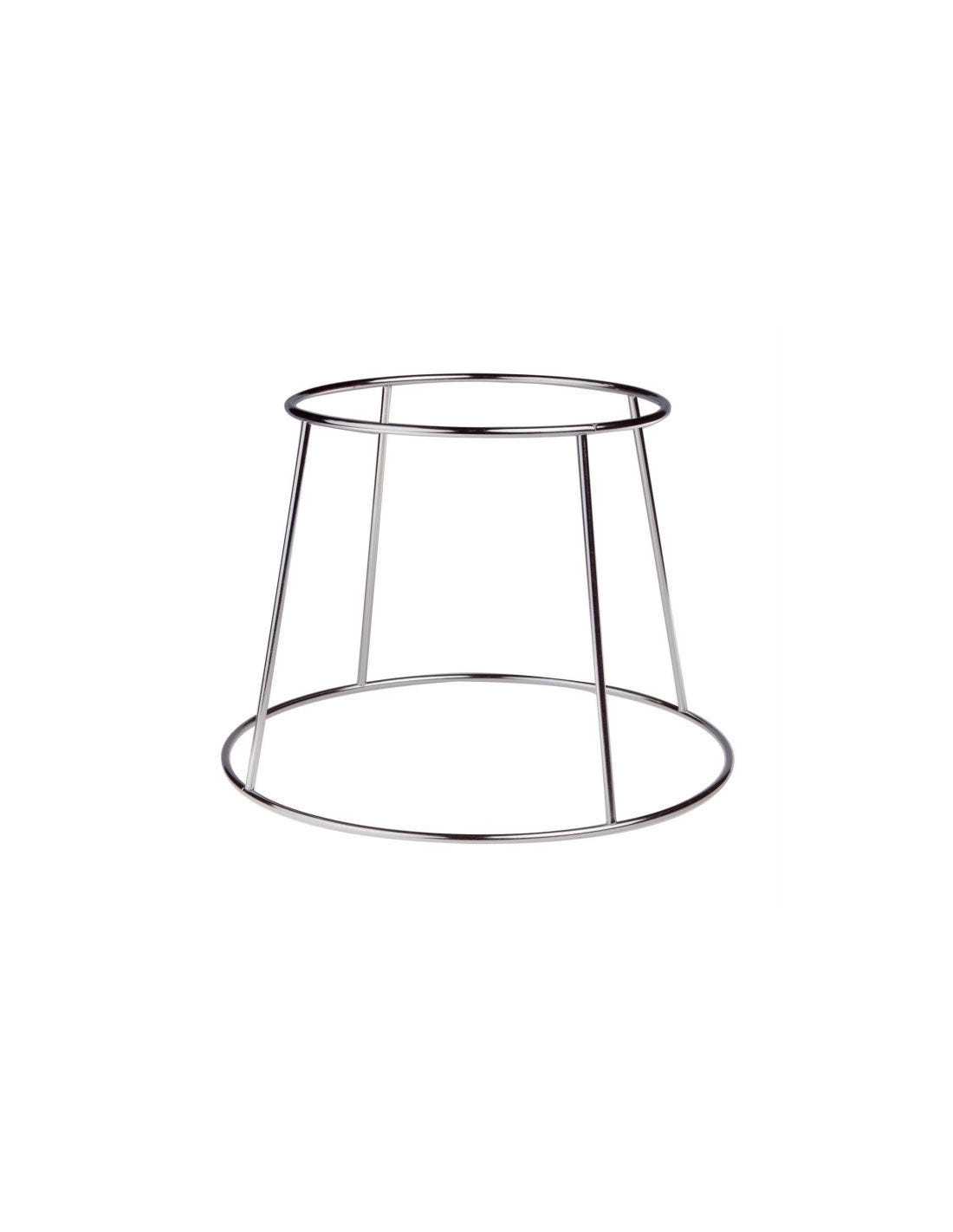 Soporte de acero cromado