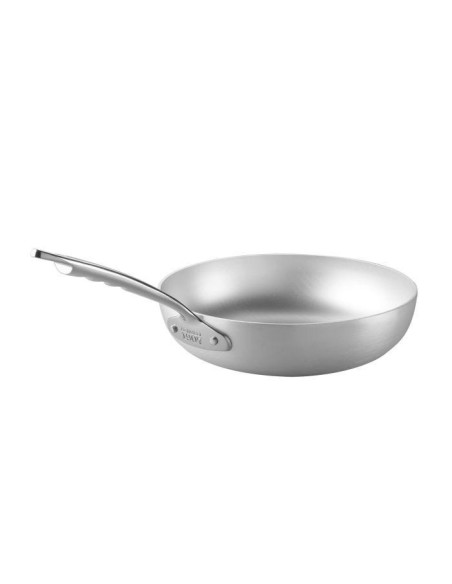 Sartén alta acampanada 1907 en aluminio de 3mm para inducción, un mango, diámetro 24cm