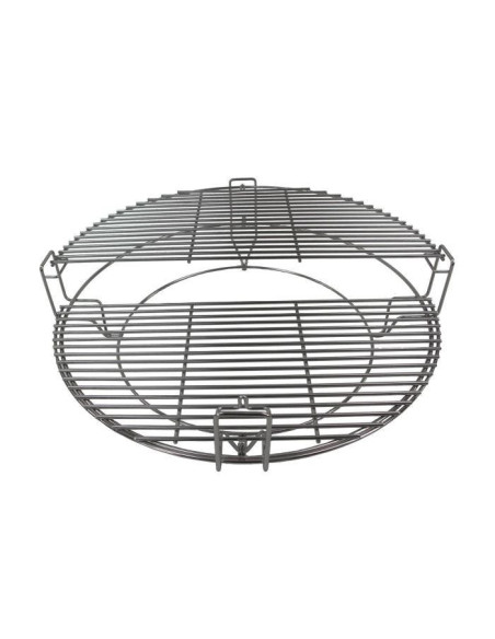 Parrilla de acero de dos niveles para barbacoa de cordero mediana Kamado BBPRO