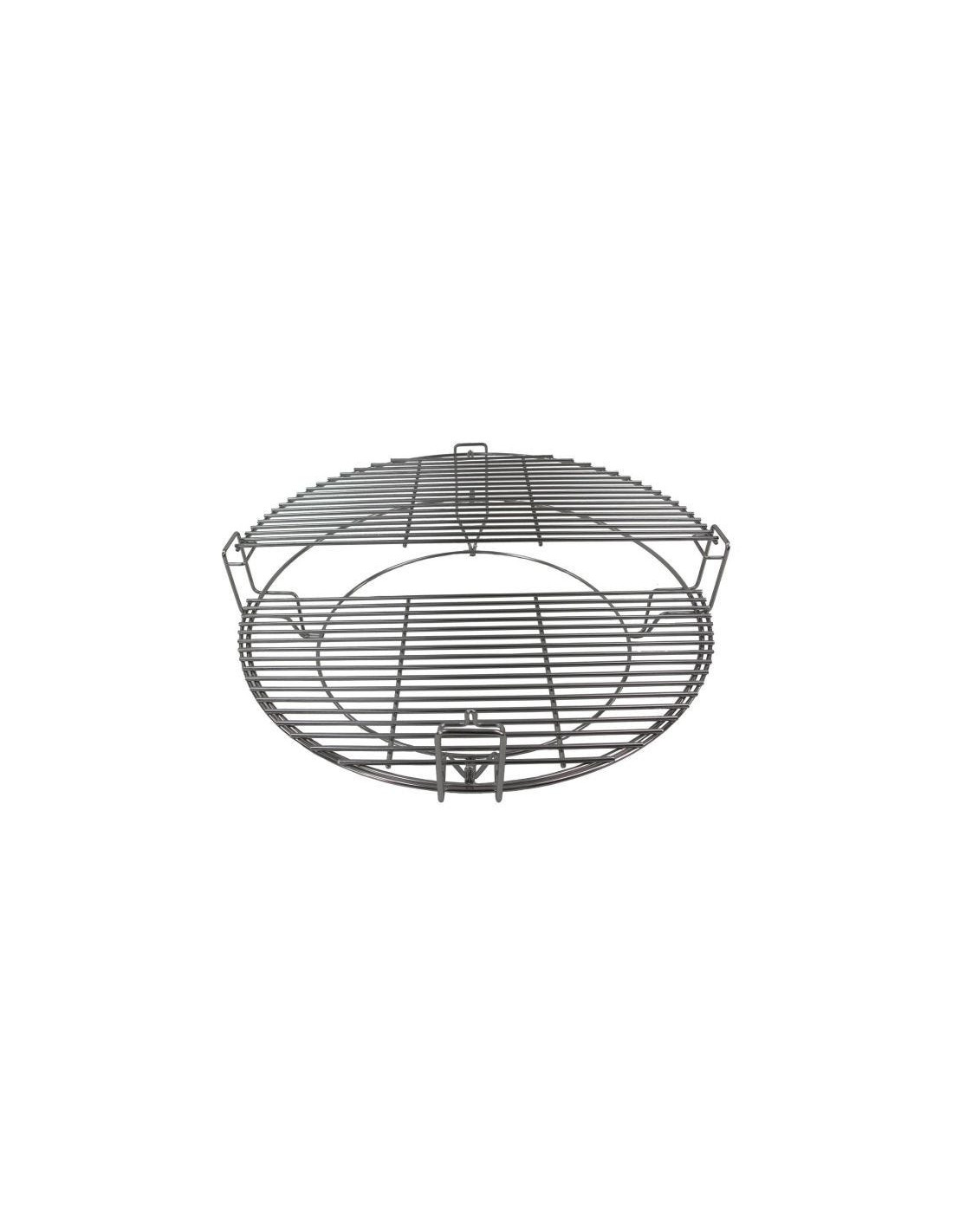 Parrilla de acero de dos niveles para barbacoa de cordero mediana Kamado BBPRO