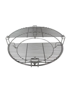 Parrilla de acero de 2 niveles para barbacoa Kamado BBPRO Grande Agnelli