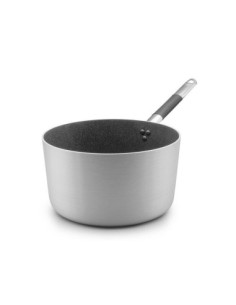 Cacerola de aluminio antiadherente Shark Skin de 3 mm con asa fría, diámetro 16 cm