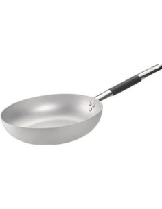 Sartén de inducción de aluminio de 3 mm de espesor con mango frío, diámetro 36 cm